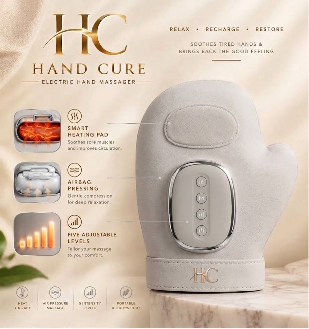 HandCure™ Pro – Electric Hand & Finger Massager