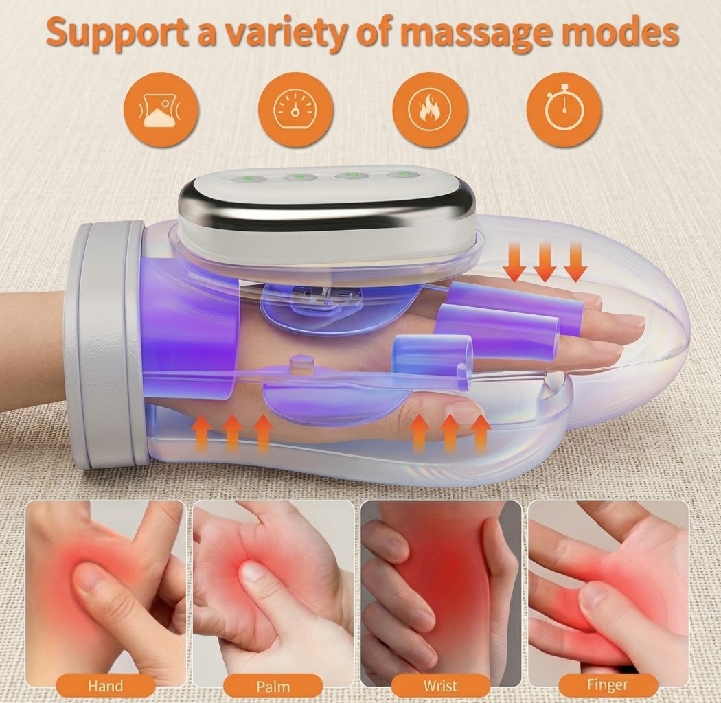 HandCure™ Pro – Electric Hand & Finger Massager